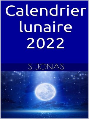 cover image of Calendrier lunaire 2022